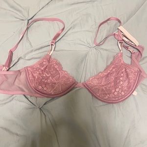 Victoria’s Secret lace mauve bra